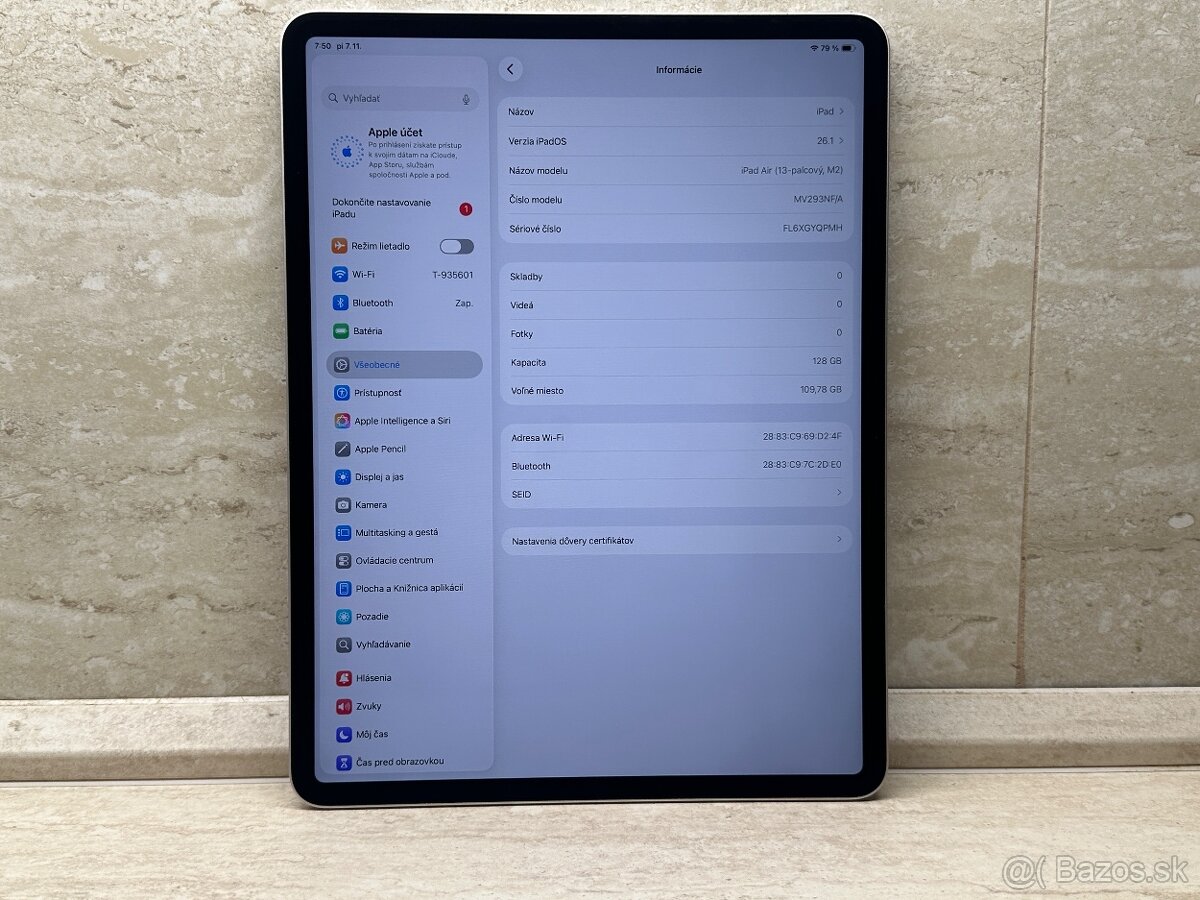 Apple iPad Air 13 (2024) 128GB Wi-Fi Starlight - 17