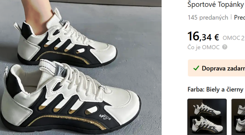 Bielo čierne botasky, v. 40 - 17