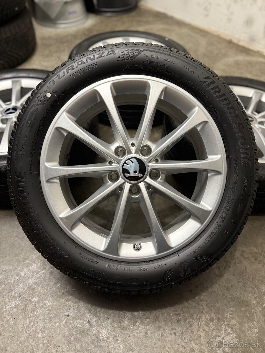 Nepoužitá letná sada 5x112 R17 , 205/55/17 Mercedes A B CLA - 17
