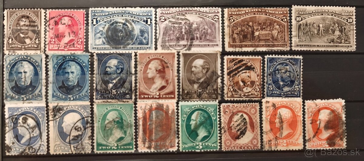 Zbierka starých známok - 17