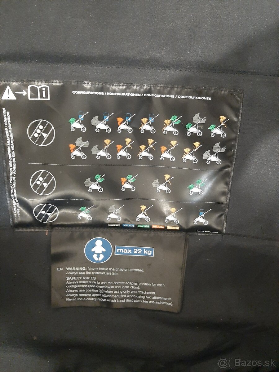 Súrodenecký kočík Cybex Gazelle S - 17