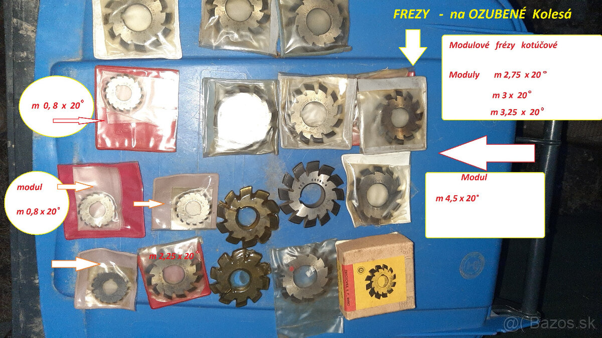 Rezné nastroje k obrábacím strojom a brúskam - Nové - 17