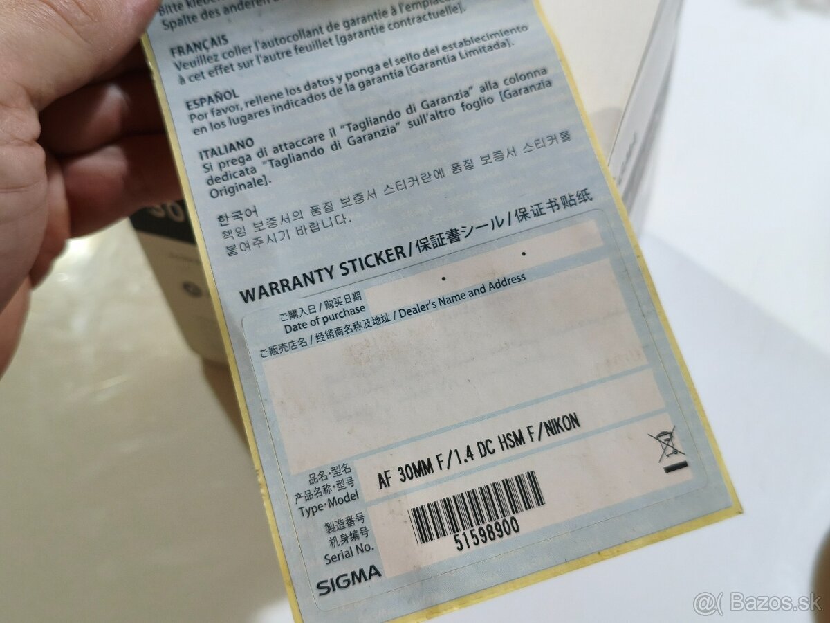 Sigma 30mm F1,4 DC HSM Art pre Nikon bajonet F - 17