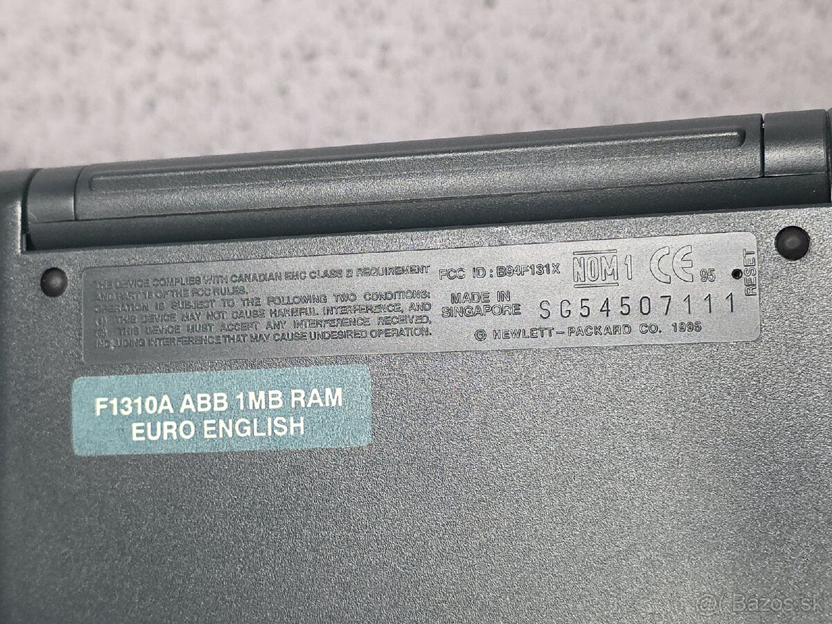 Úloženka 》1MB 》HP OMNIGO 100 GFOS 》Hewlett Packard - 17