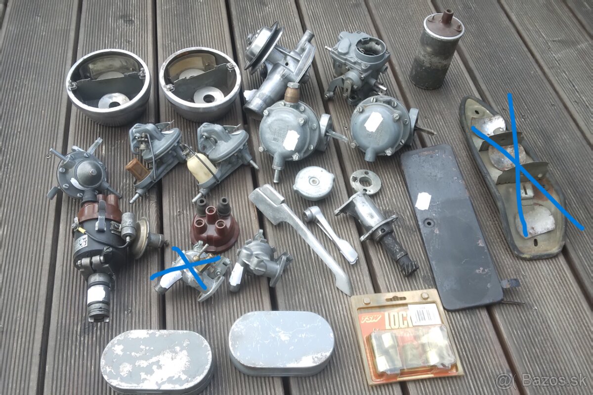 Predám zmes náhradných dielov na veteránske vozidlá ŠKODA - 17