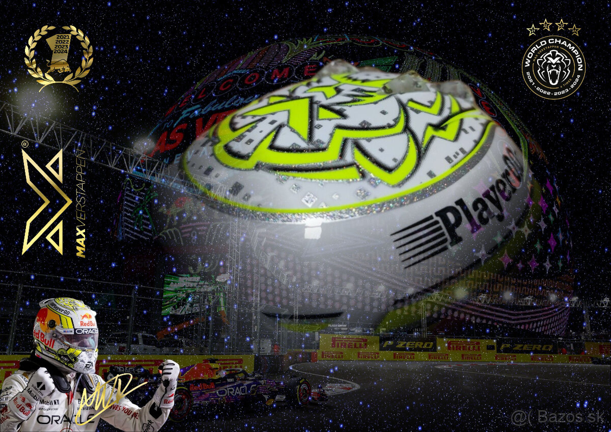 RED BULL CHLADNIČKA LED Max Verstappen LAS VEGAS - 17