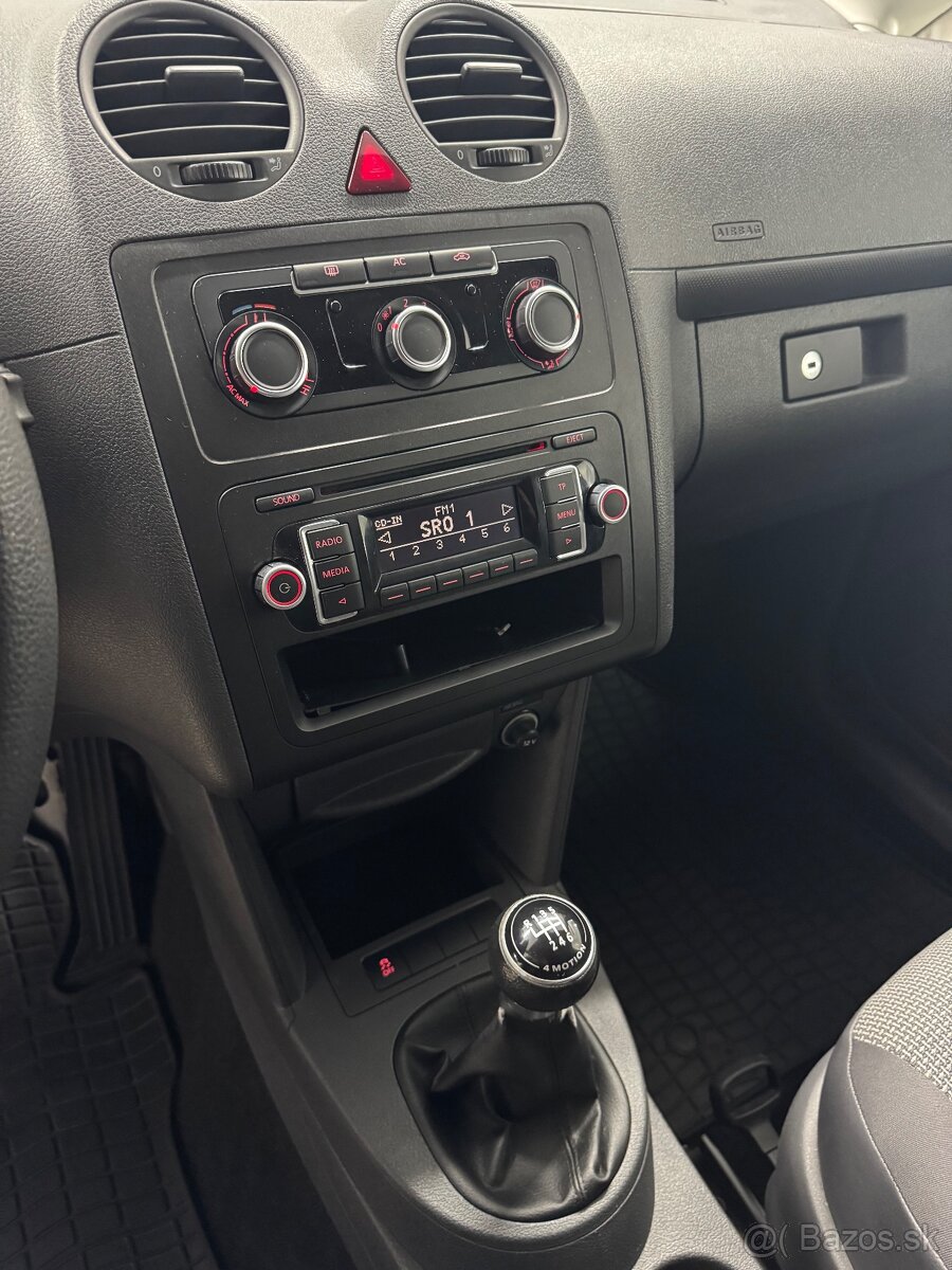 Volkswagen Caddy 2.0 TDI 4x4 81kW 110PS 5 miest Odpočet DPH - 17