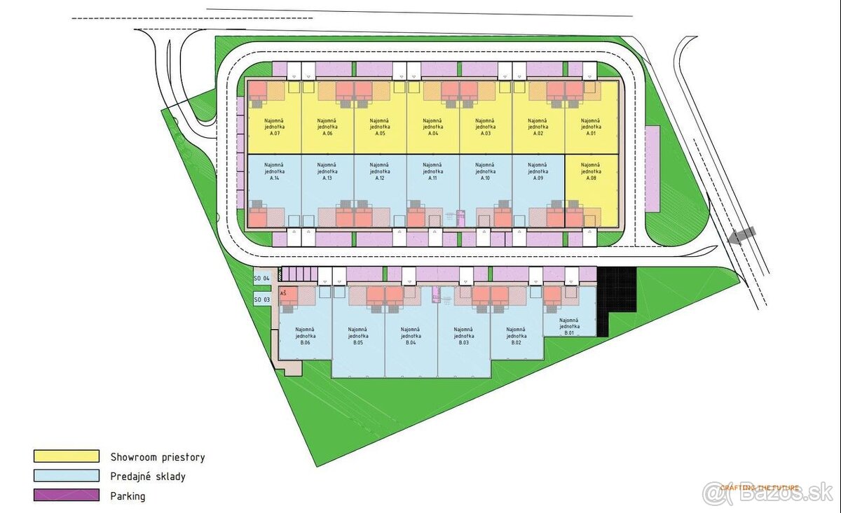 CREDA | prenájom 470 m2 skladové priestory v Squarebizz, Luž - 17