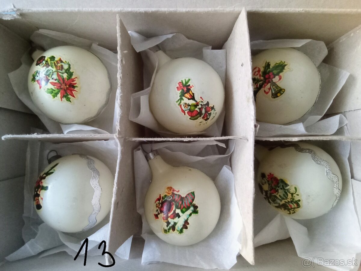 Staré, vánoční ozdoby - vianočné ozdoby - 17