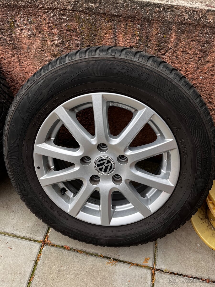 Originál VW 5x112 pneu Falken zimné 195/65 r15 - 17