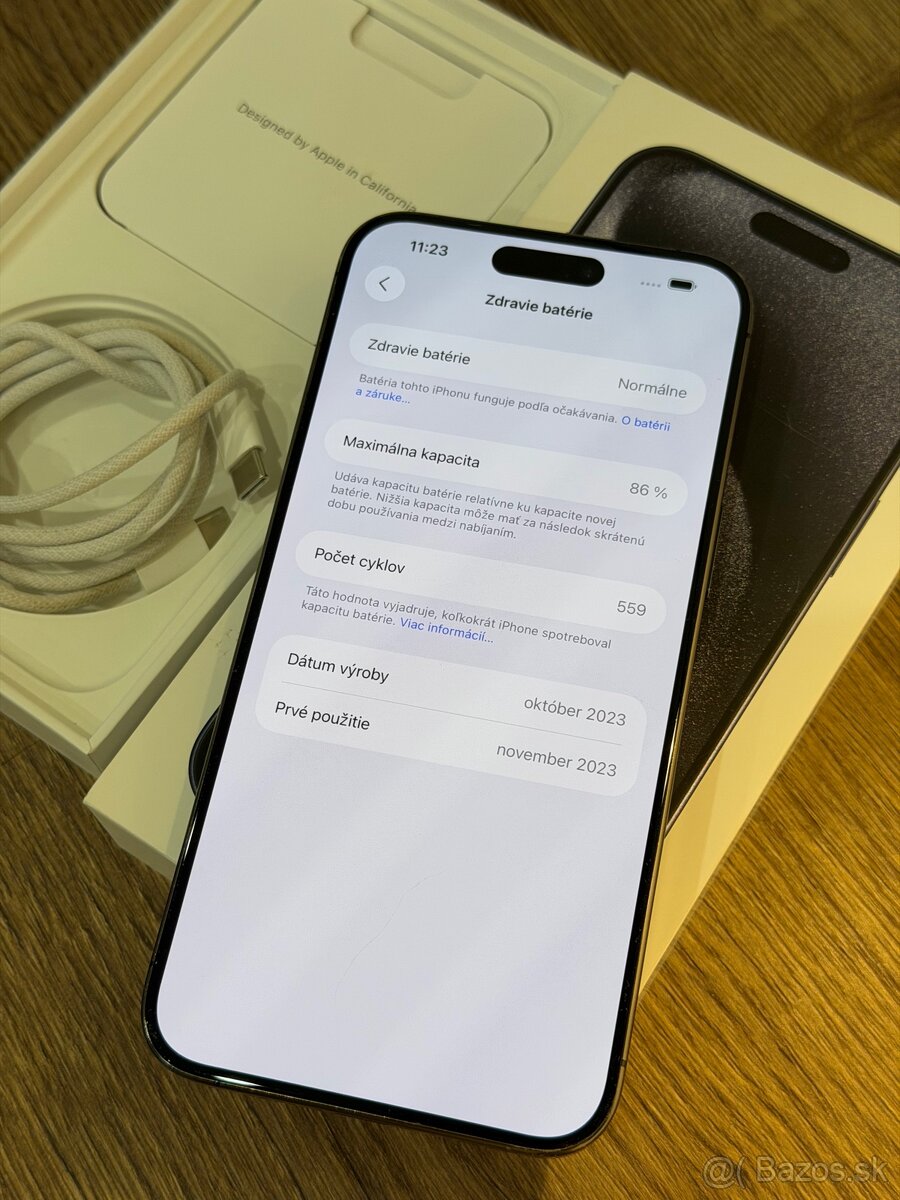 iPhone 15 Pro Max Blue Titanium - 17