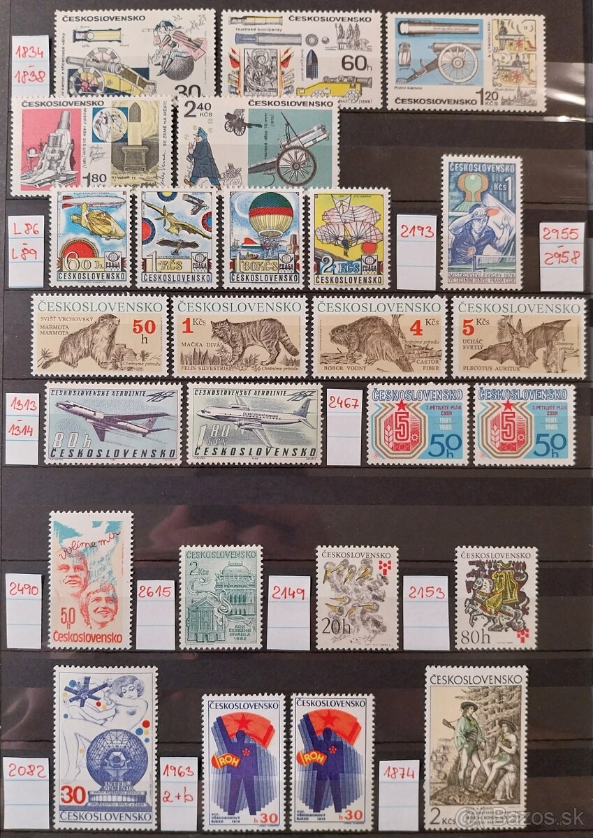 Známky ČESKOSLOVENSKO – 2 - 17