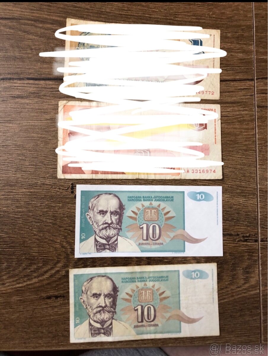 Bankovky JUHOSLAVIA 2 - 17