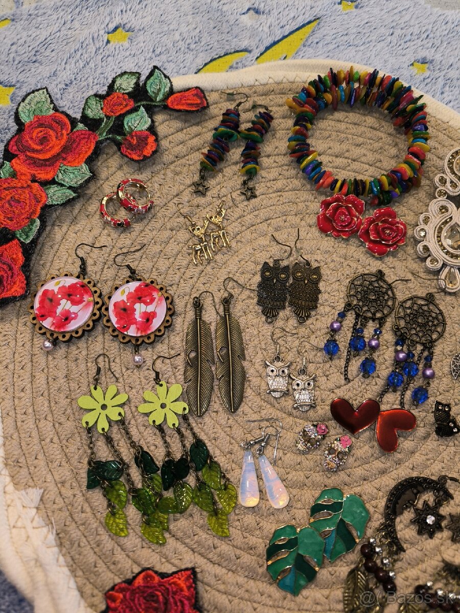 Bižutéria,náušnice,náhrdelníky,brošne,prstene,prívesky - 17