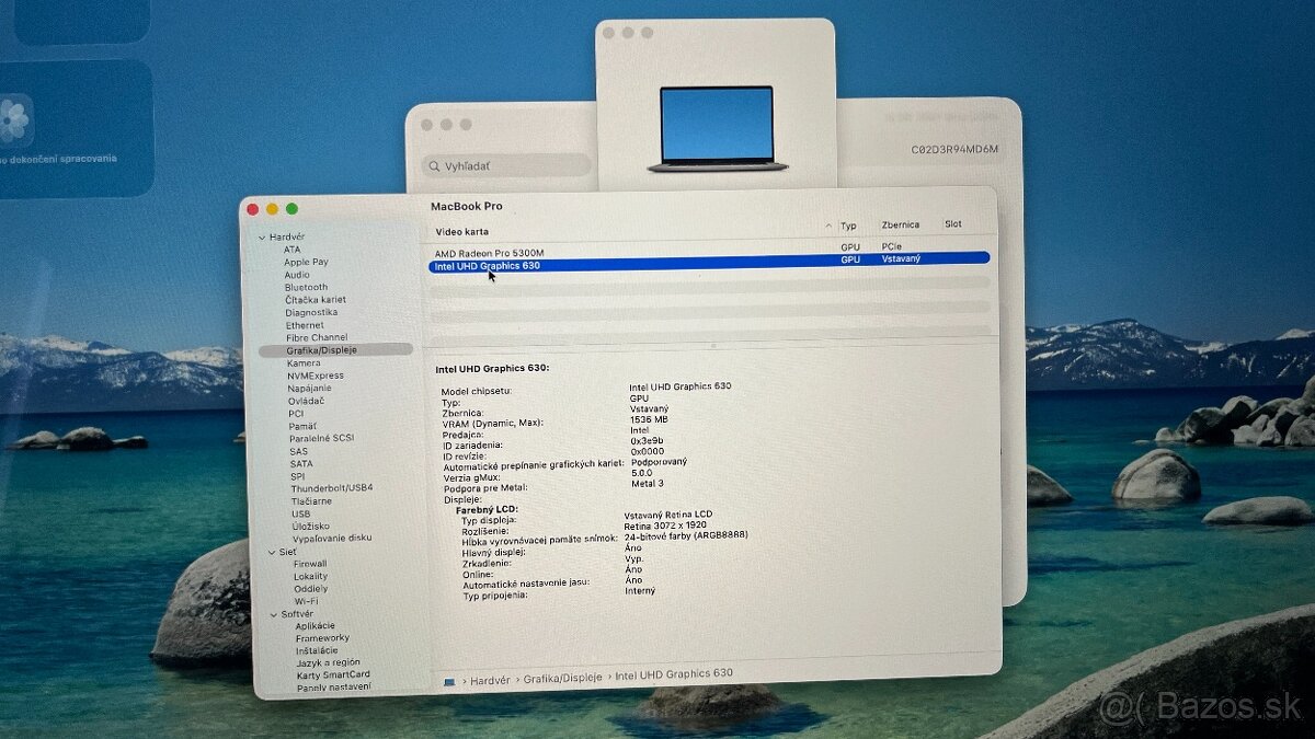 P: MacBook Pro 16" SK i7 6core 2,6GHz 16GB RAM 512GB SSD - 17