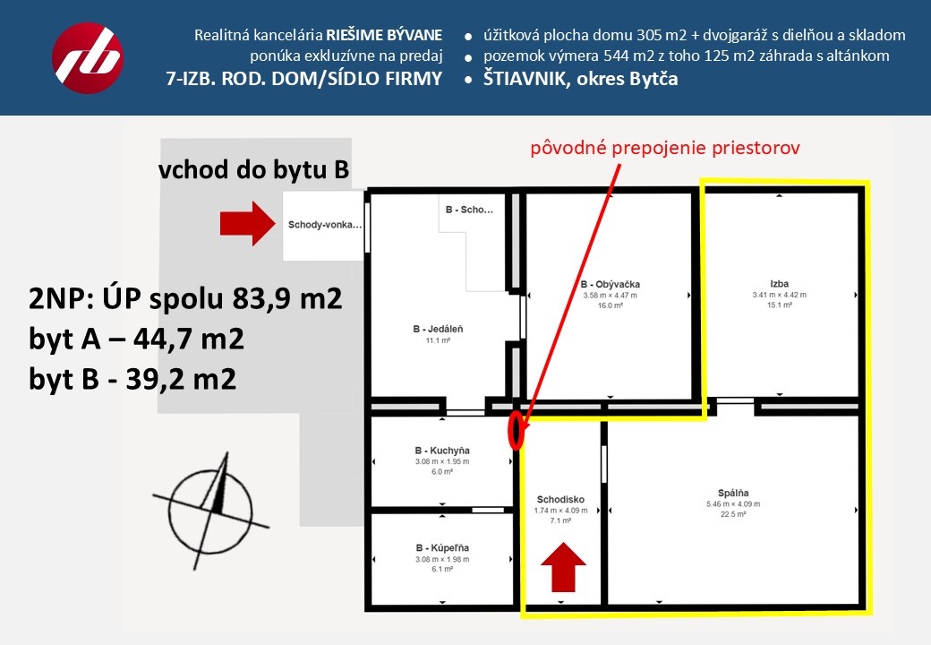 ZREKONŠTRUOVANÝ 7-IZB. RD – ŠTIAVNIK, okr. BYTČA - 17
