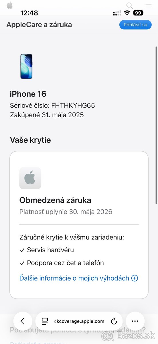 iPhone 16 128gb ZÁRUKA - 17