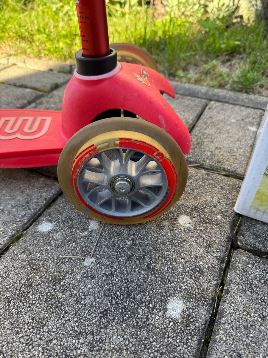 Kolobežka Mini Micro Deluxe červená, v 2r+ - 17