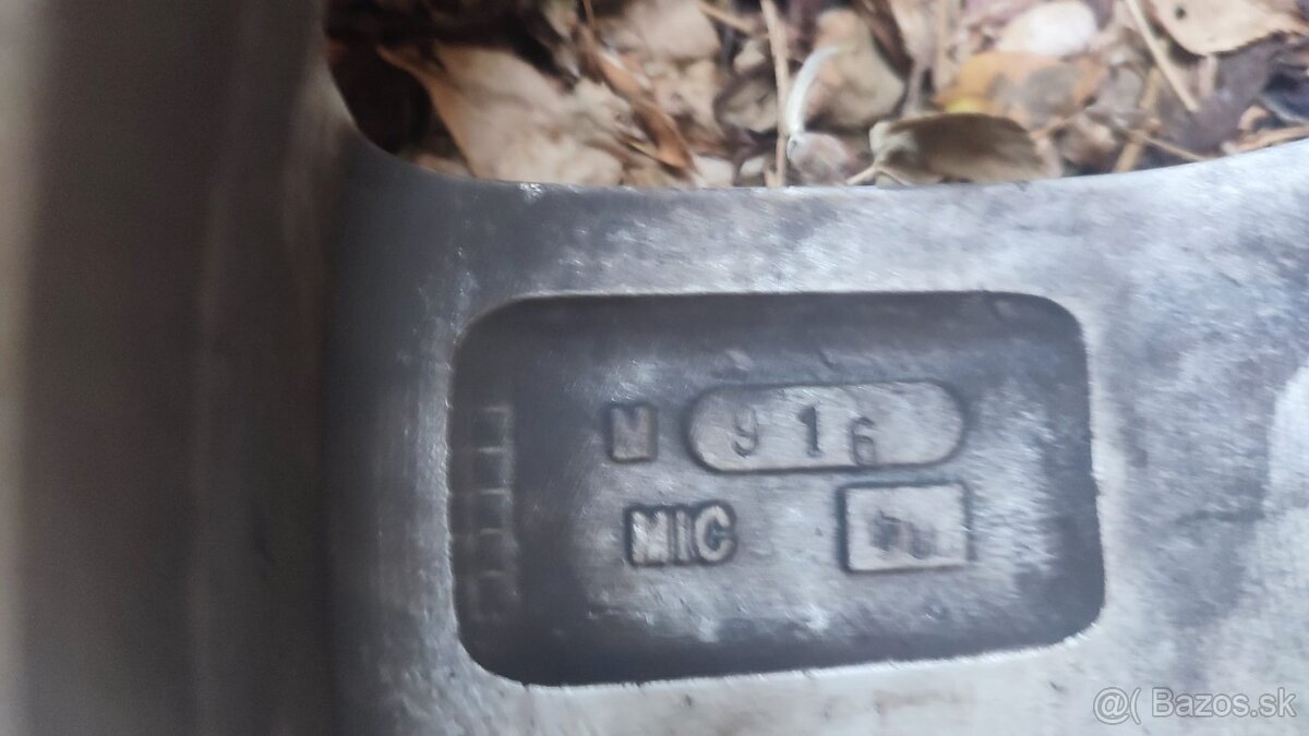 ALU disky Dezent 6 1/2 Jx16H2 aj so snimacom tlaku - 17