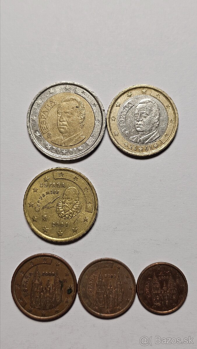 Neúplné sady euromincí z obehu - 17