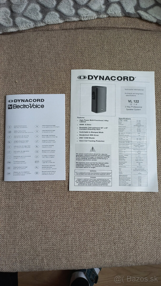 Dynacord VariLine 212, Sub 18, VL 122, L 3.600 FD - 17