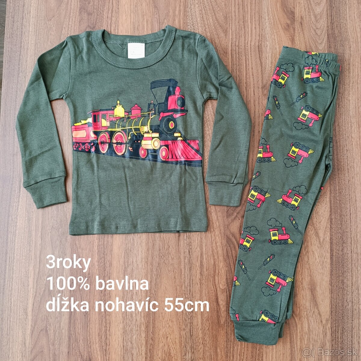 Dvojdielne pyžamo motív traktor - 17