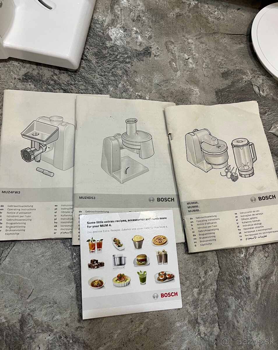 Bosch mum 4875EU kuchynský robot 600w - 17