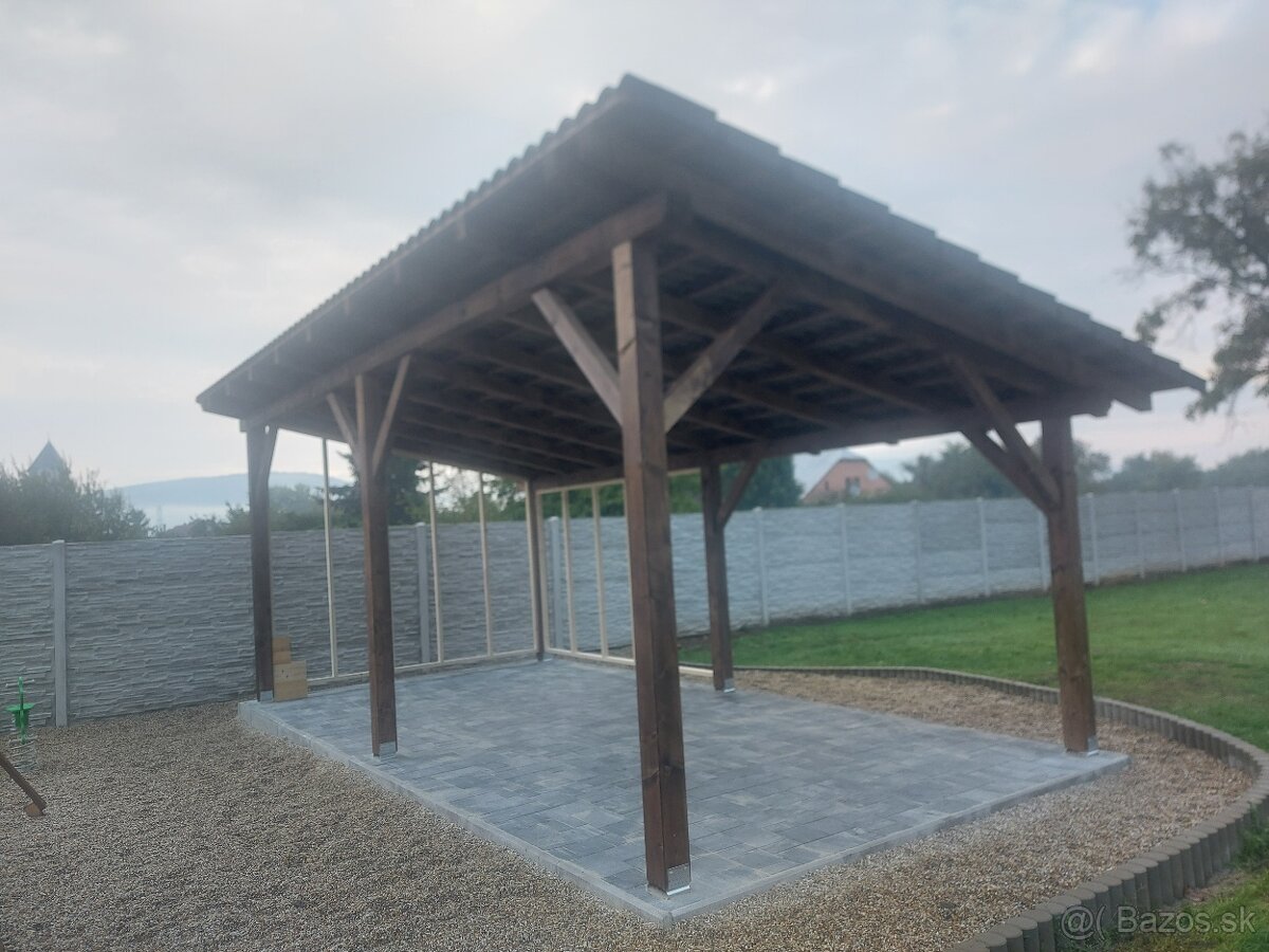 DREVOSTAVBY -chaty,domy, prístrešky - 17