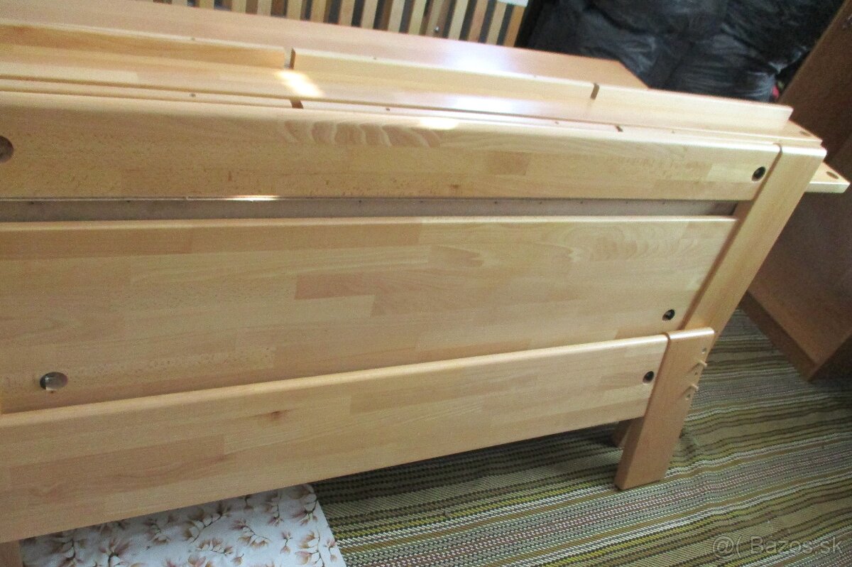 manželskú - dvojlôžkovú posteľ z masívu - 17