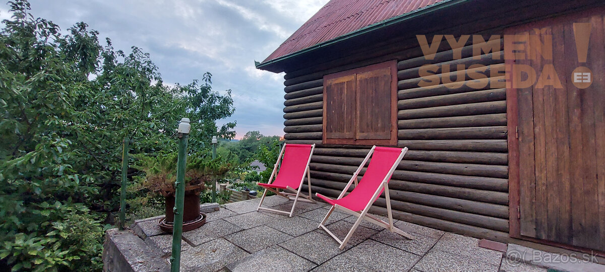 VYMEŇ SUSEDA - POZEMOK 395.00 m2 - REKREAČNÁ CHATA, ULICA N - 17