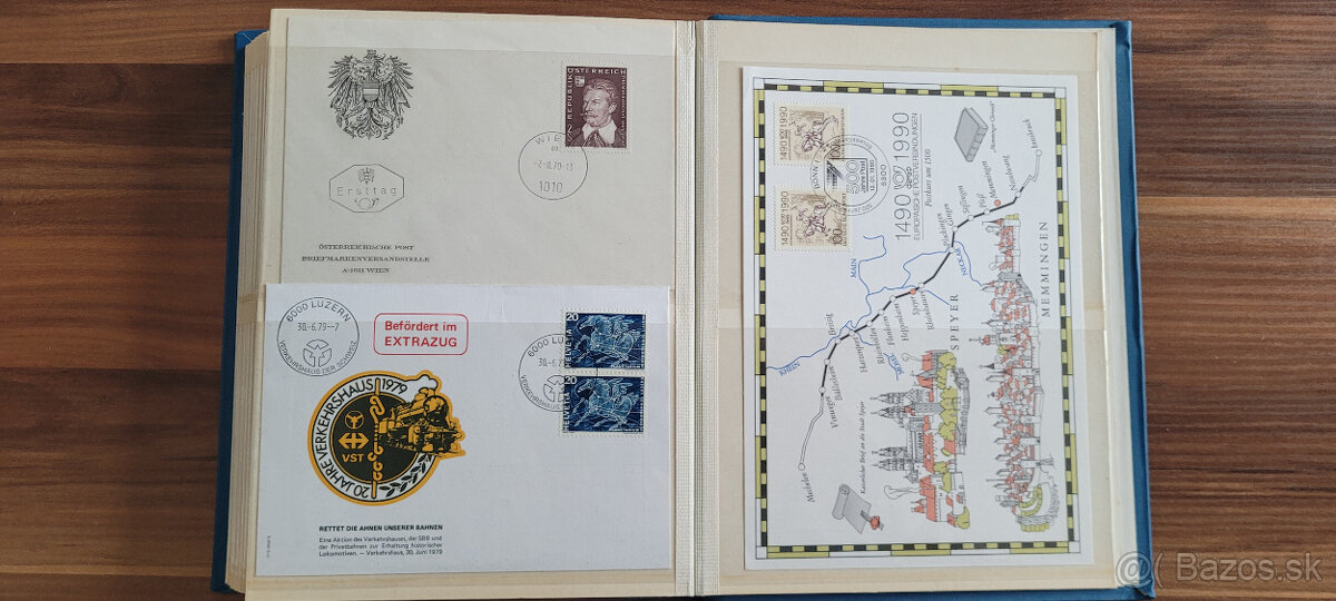 FDC prevažne Nemecko v hrubom albume B5 - 17