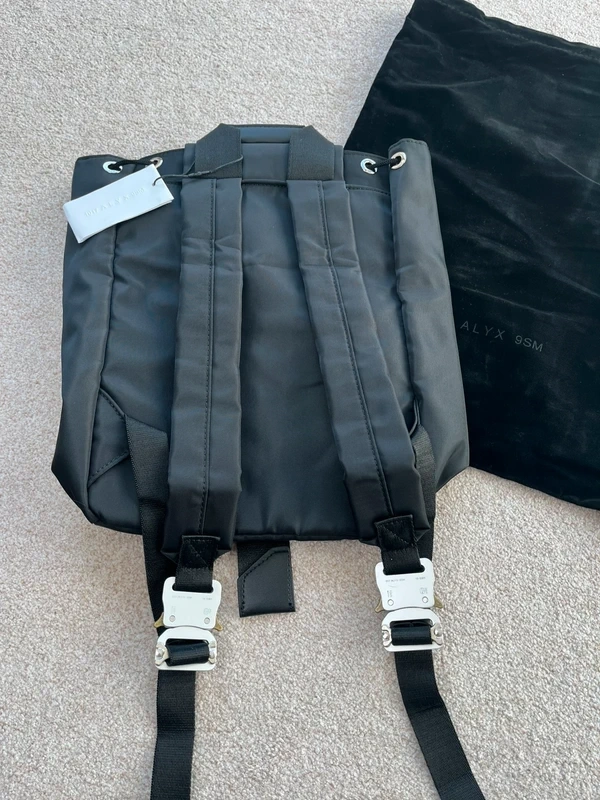 1017 Alyx 9SM Fold-Top Backpack - Black - 17