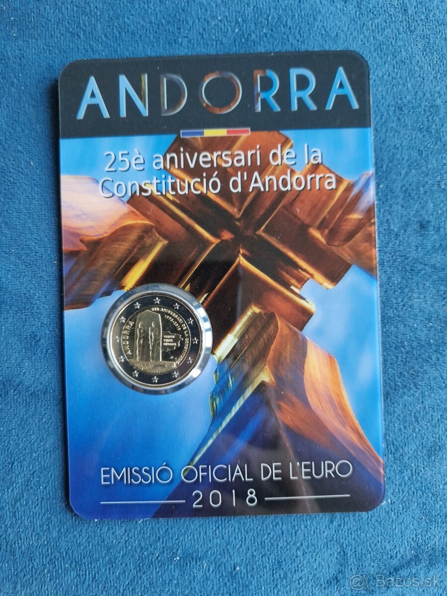 2eur.sk - pamätné 2€ euro Andorra - Proof + BU - 17