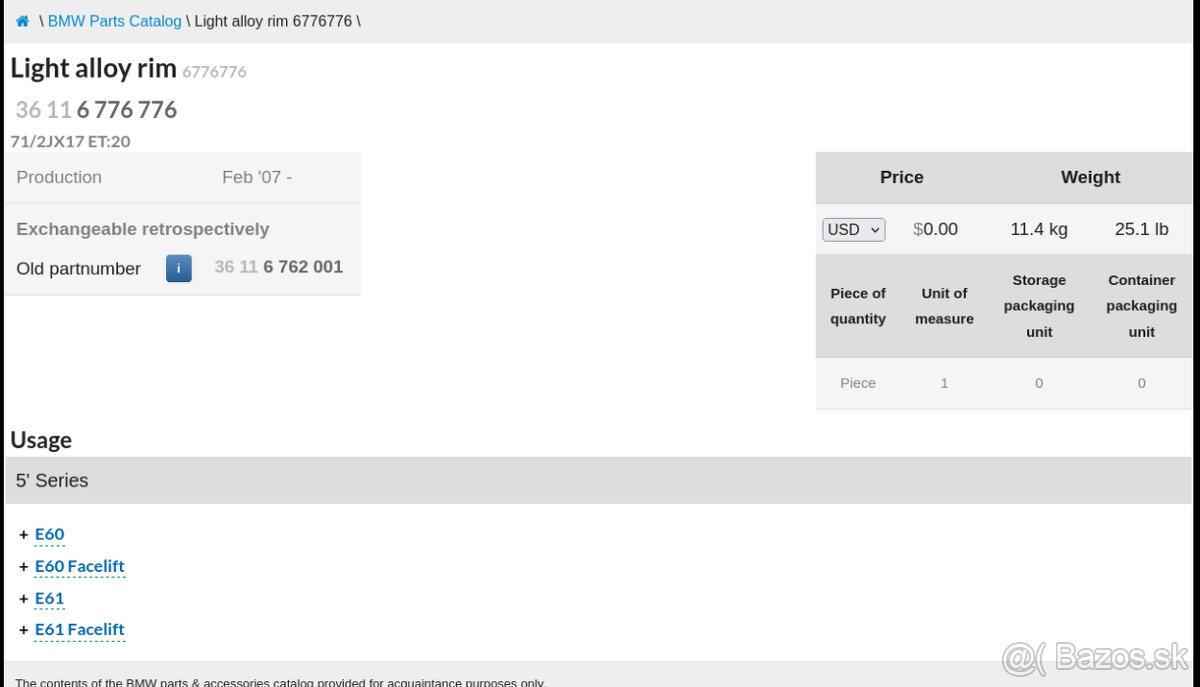 BMW Styling 138 5x120 R17 - 17