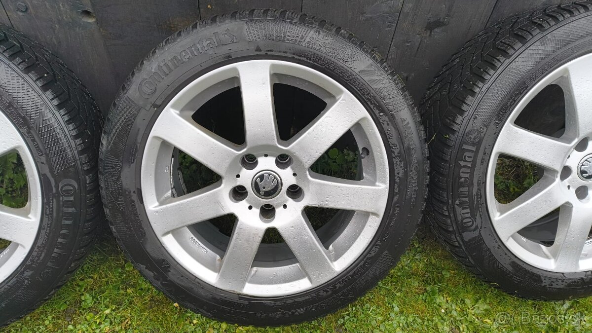 ALUTEC Germany 7.5J ET 28 zimne Continental 225 50 R17 5x112 - 17