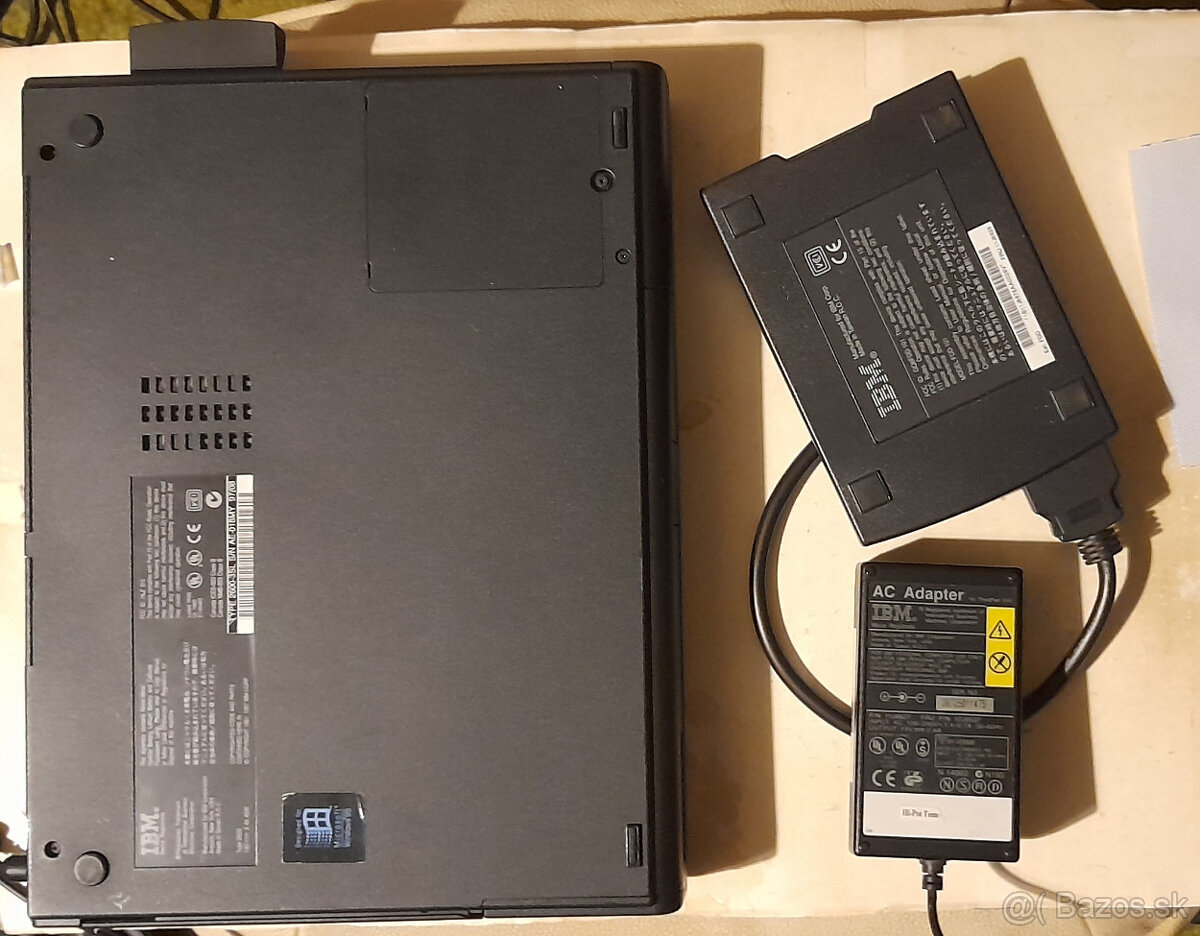 Predám RETRO notebook: IBM ThinkPad Type 2600 - 17