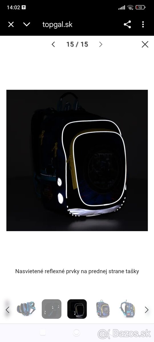 Školská taška Topgal - 17