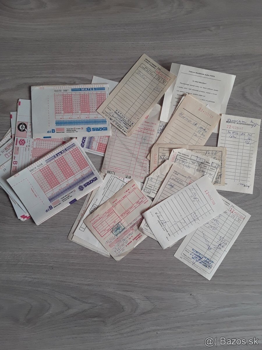 Rozne igelity zberatelske,navody ,zarucne listy - 17