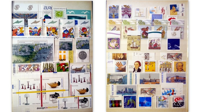 Predám poštové známky DEUTSCHLAND čisté roky 1990 - 2000 - 17