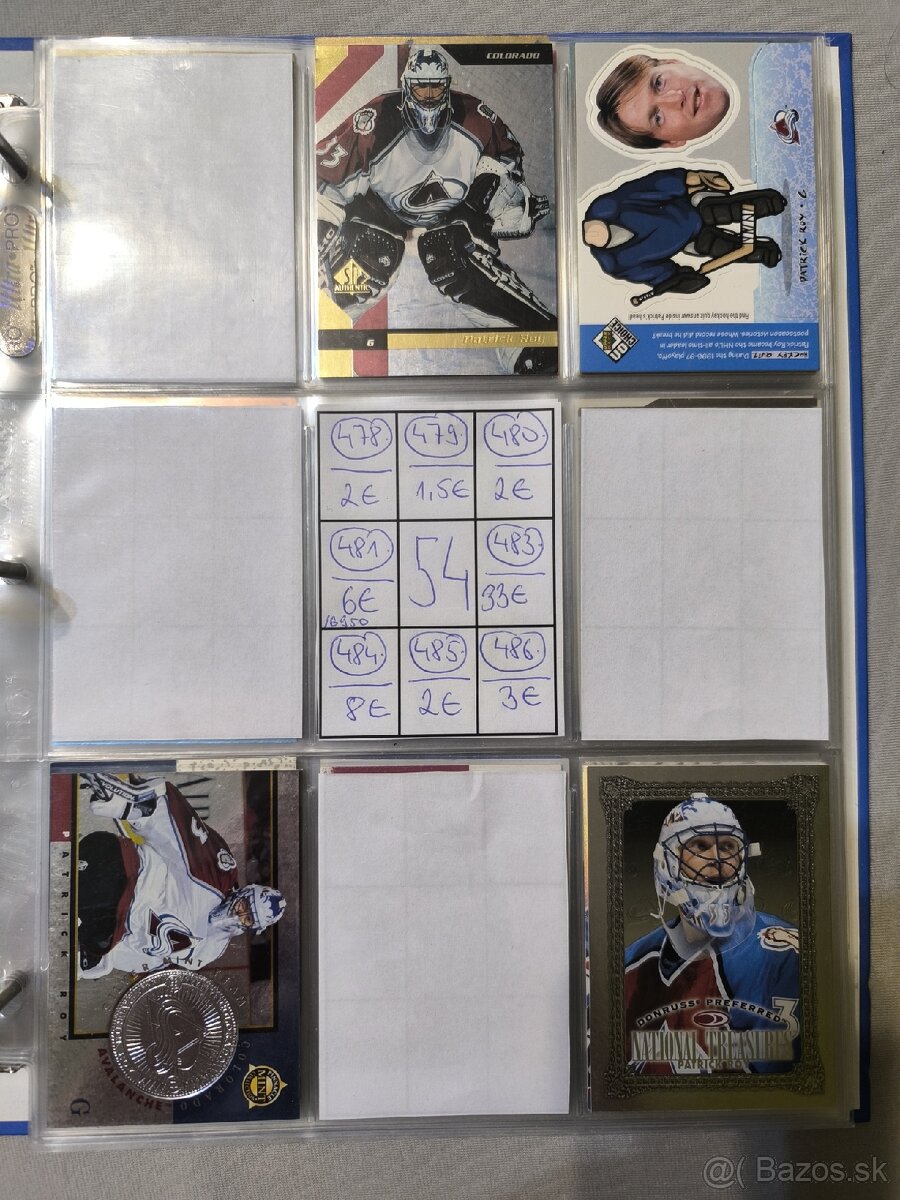 Hokejové kartičky - Patrick Roy 2 - 17