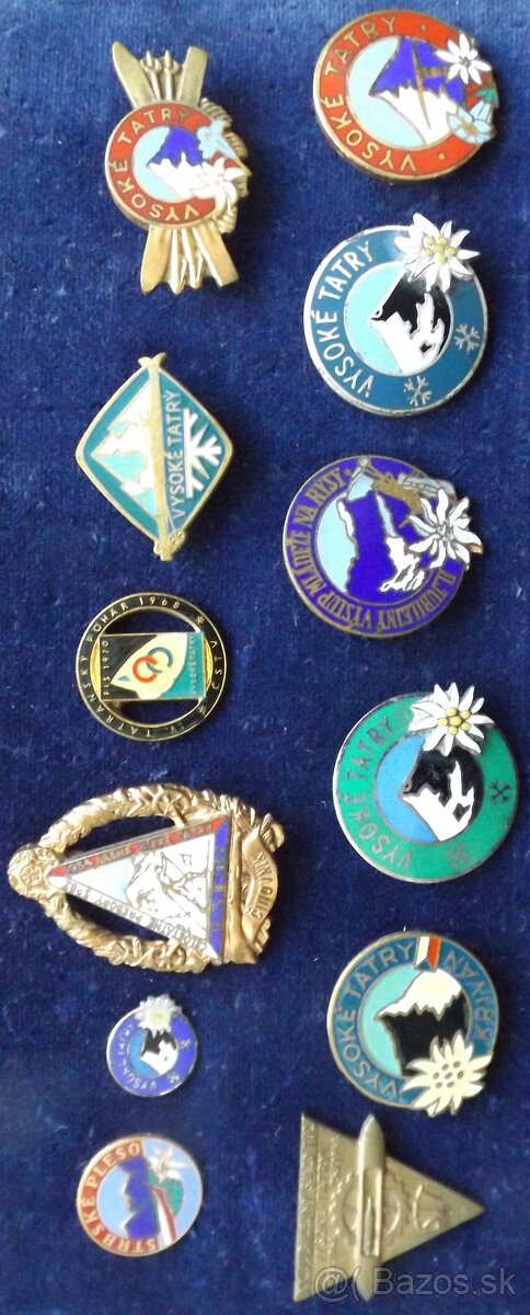 odznaky - turistika, heraldika, příroda, hrady, lázně, erby - 17