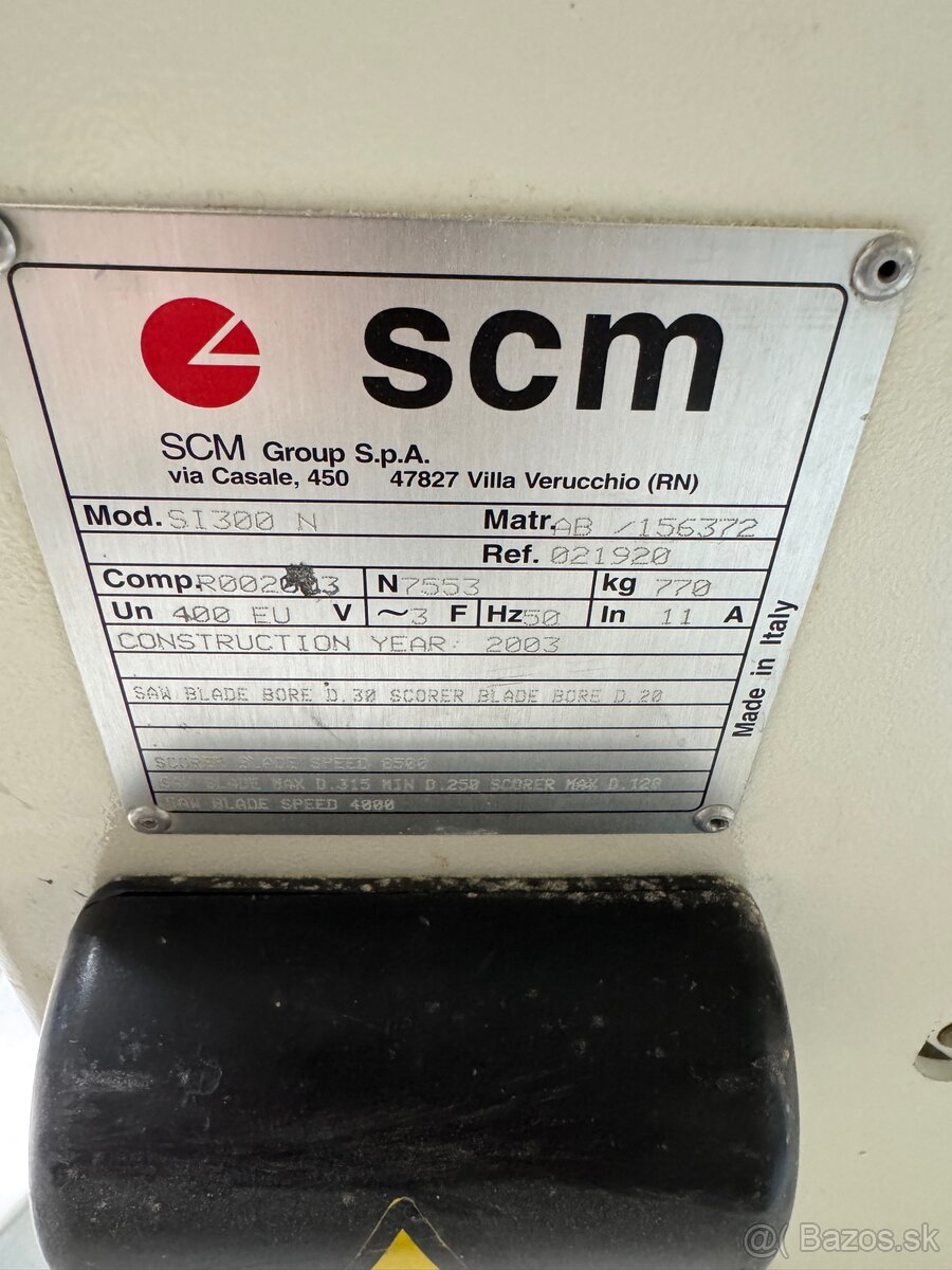 Formátovacia píla SCM Si300n - 17
