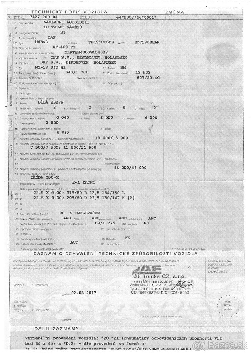 DAF XF 460 FT LOW DECK SSC EURO 6 - 17