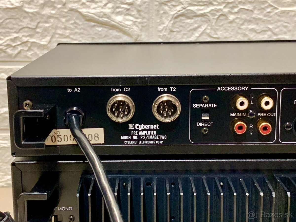 Cybernet A2 .. koncový zosilovač + Cybernet P2 predzosilovac - 17