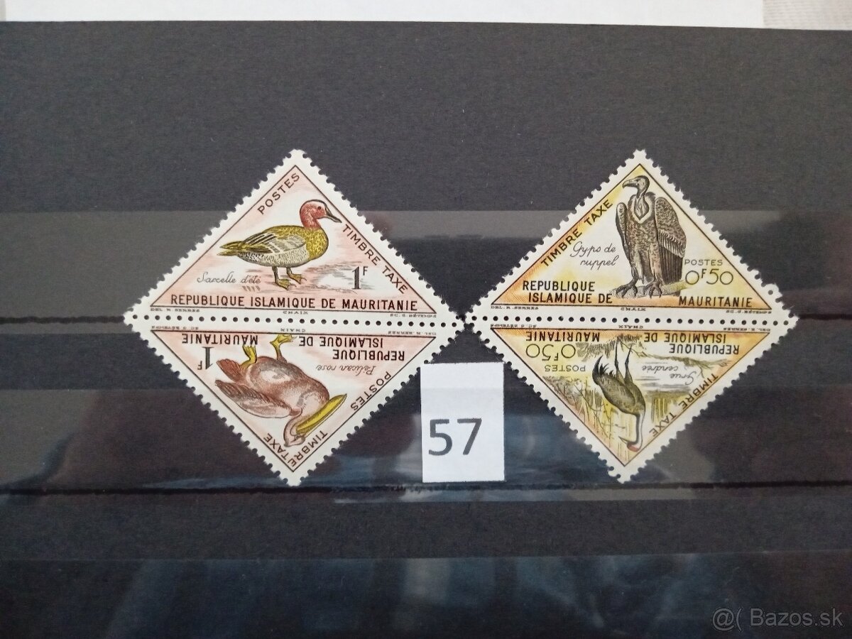 Poštové známky č.473 - AFRIKA III. - 20 sérií - 17