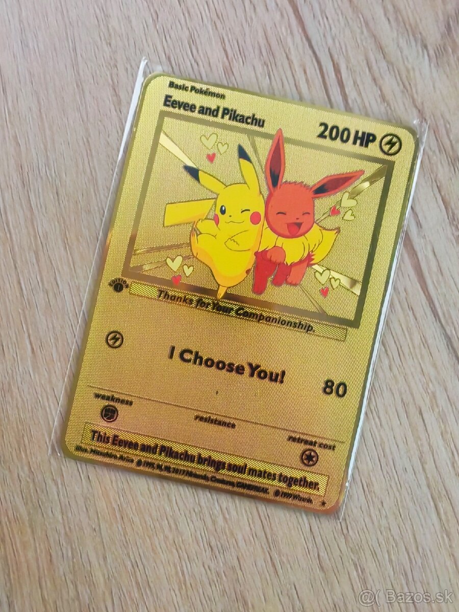 Kovove pokémon karty - 17