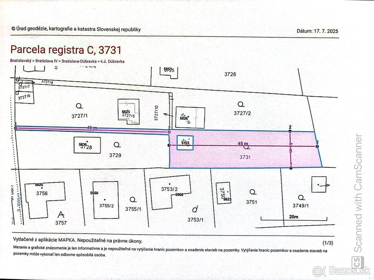Záhrada 566 m² v Dúbravke| Elektrina | Ticho a zeleň - 17