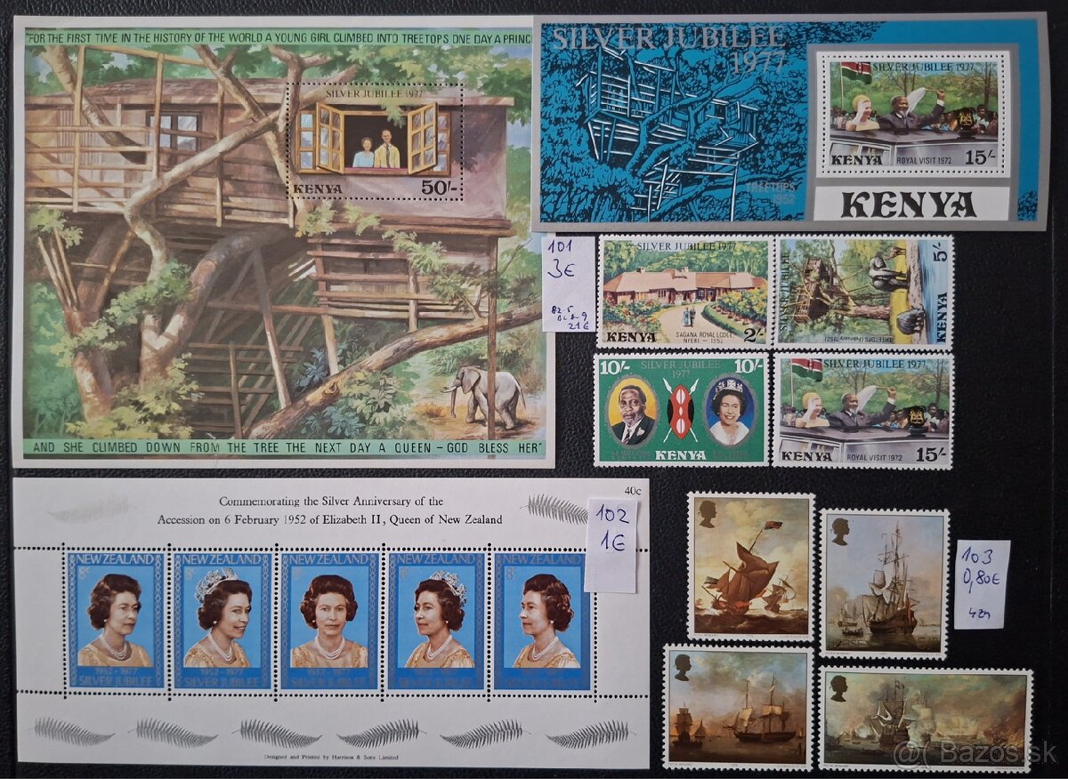 Postove znamky 10 (109poloziek) - 17