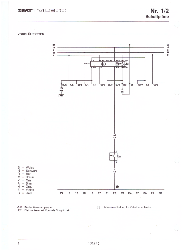 dielenská príručka SEAT TOLEDO 1991 -, 3. zväzok - 17