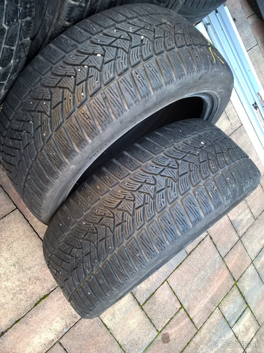 ZIMNÉ 225/45 R17 NOKIAN a DUNLOP cca 7-8 mm UŽ OD 35,-€/kus - 17